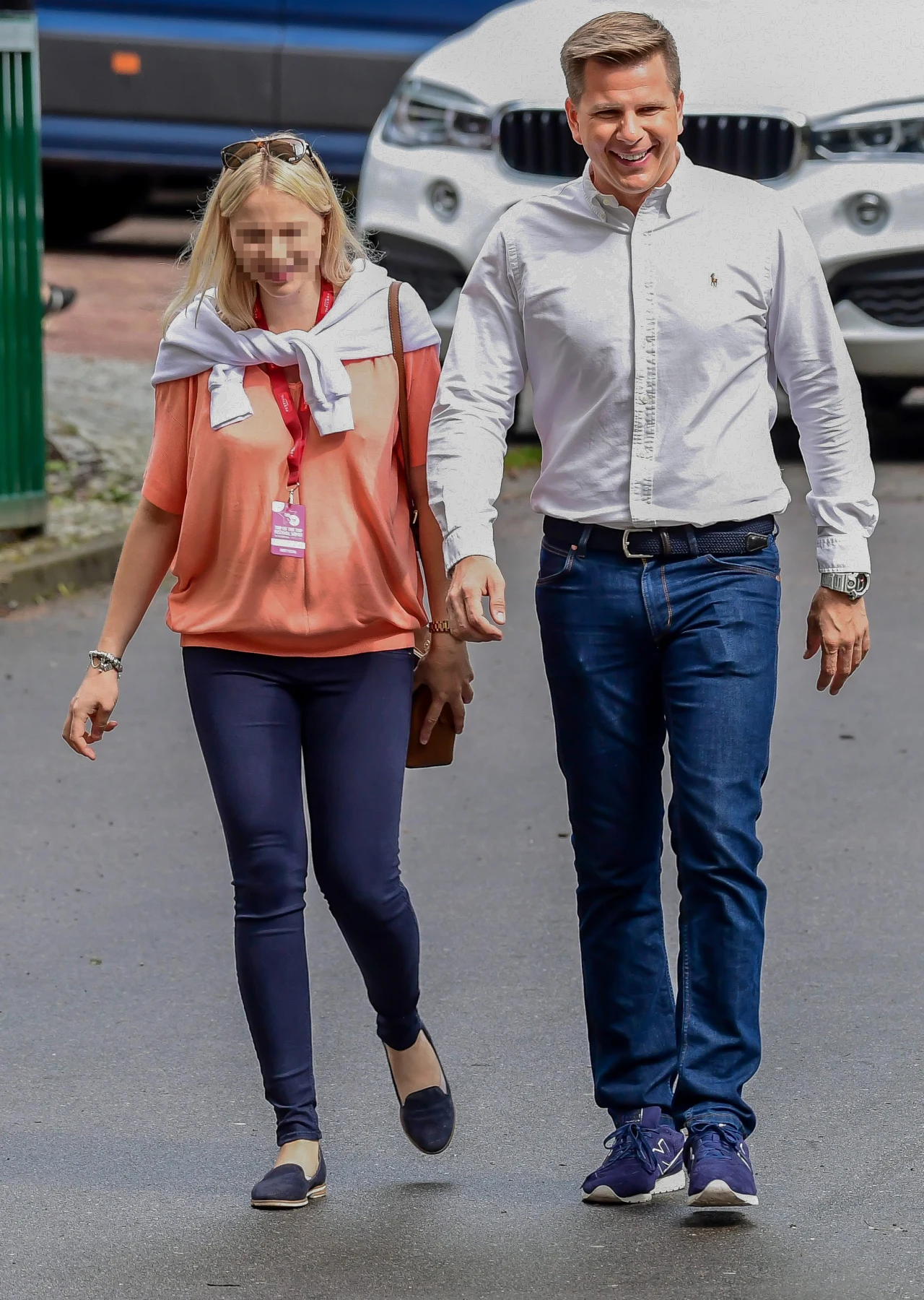 Filip Chajzer z partnerką