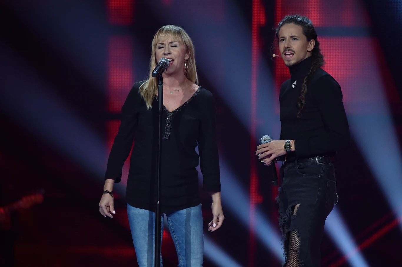 Michał Szpak i Agata Dębowska