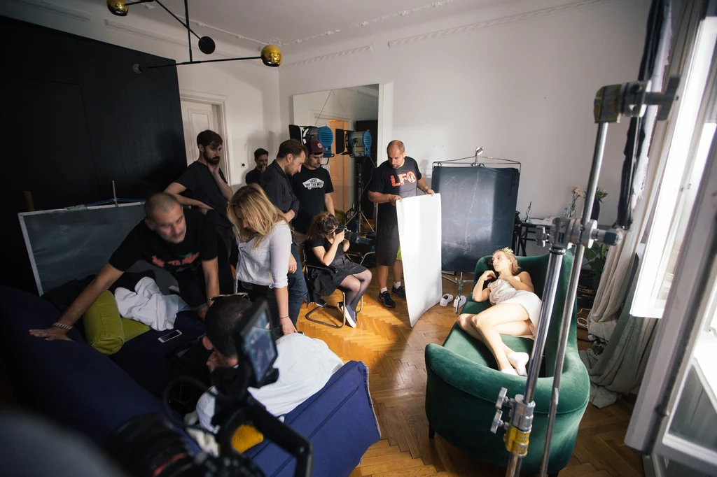 Backstage sesji do kalendarza marki YES Backstage sesji do kalendarza marki YES
