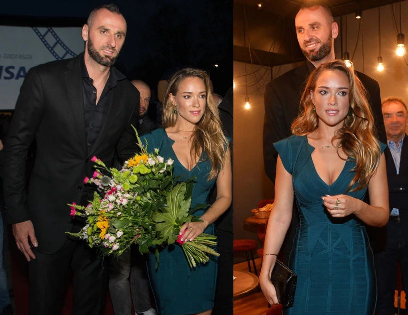 Alicja Bachleda-Curuś i Marcin Gortat podczas gali w Zakopanem