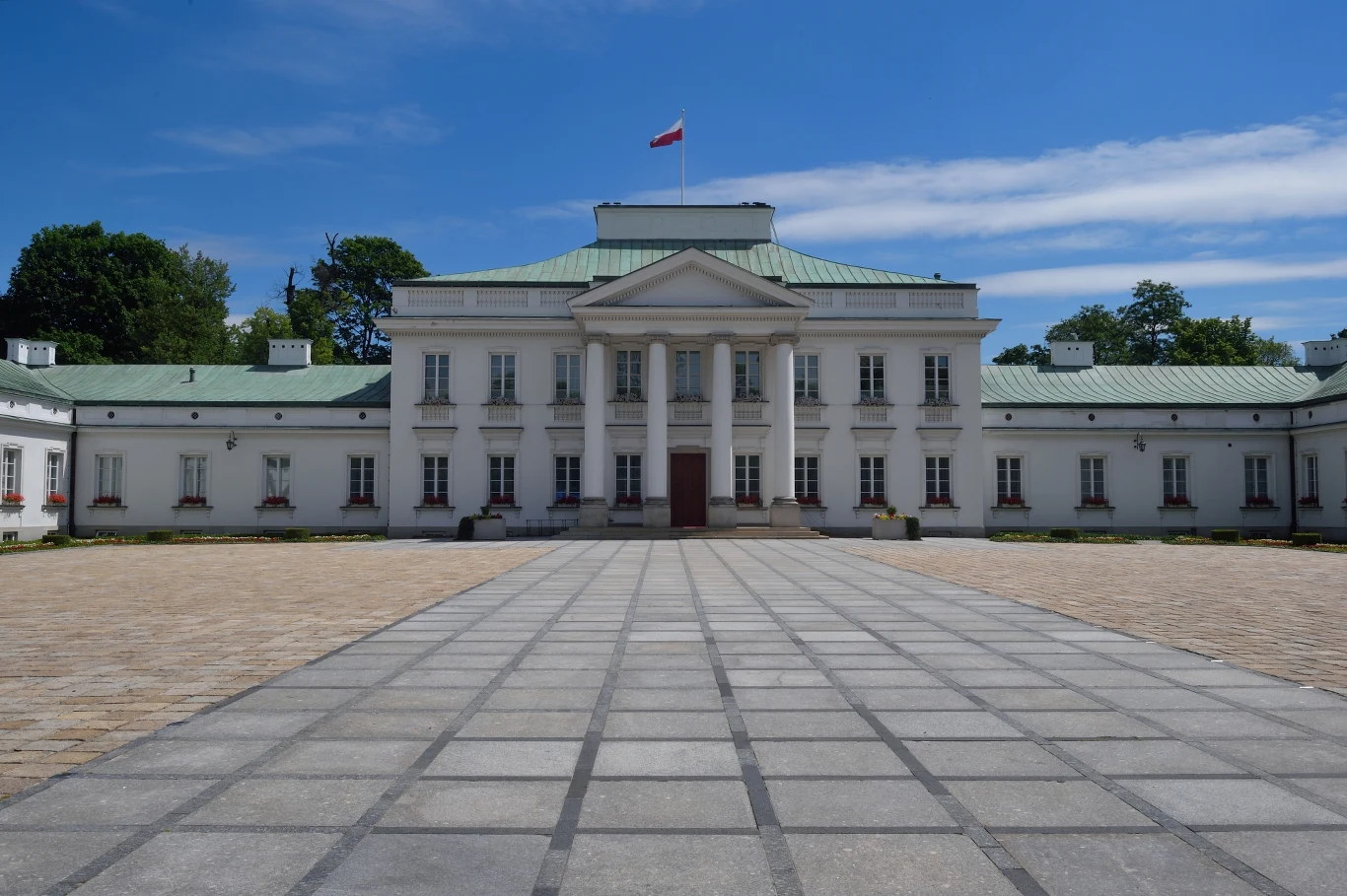 Belweder, siedziba prezydenta RP. To tam gościli Kate i William podczas wizyty w Polsce Belweder, siedziba prezydenta RP. To tam gościli Kate i William podczas wizyty w Polsce