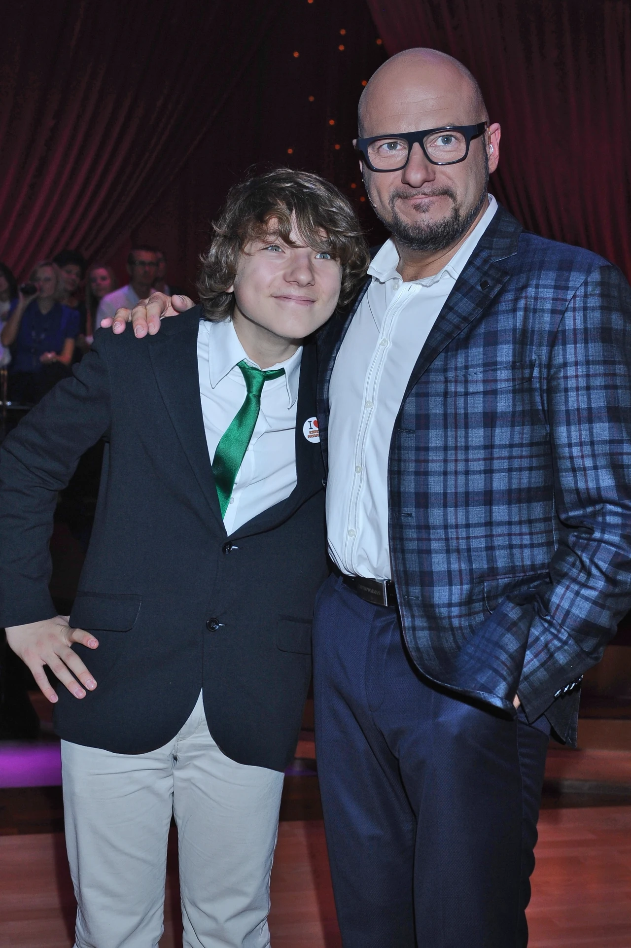 Piotr Gąsowski z synem