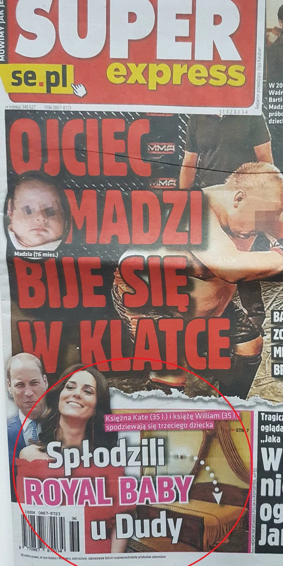 "Super Express" donosi: "W tym łóżku w Warszawie spłodzili następcę tronu" "Super Express" donosi: "W tym łóżku w Warszawie spłodzili następcę tronu"