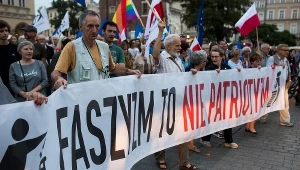 Kraków: 1 września KOD protestował przeciwko faszyzmowi