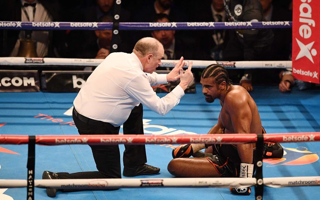 David Haye podczas walki z Tonym Bellewem