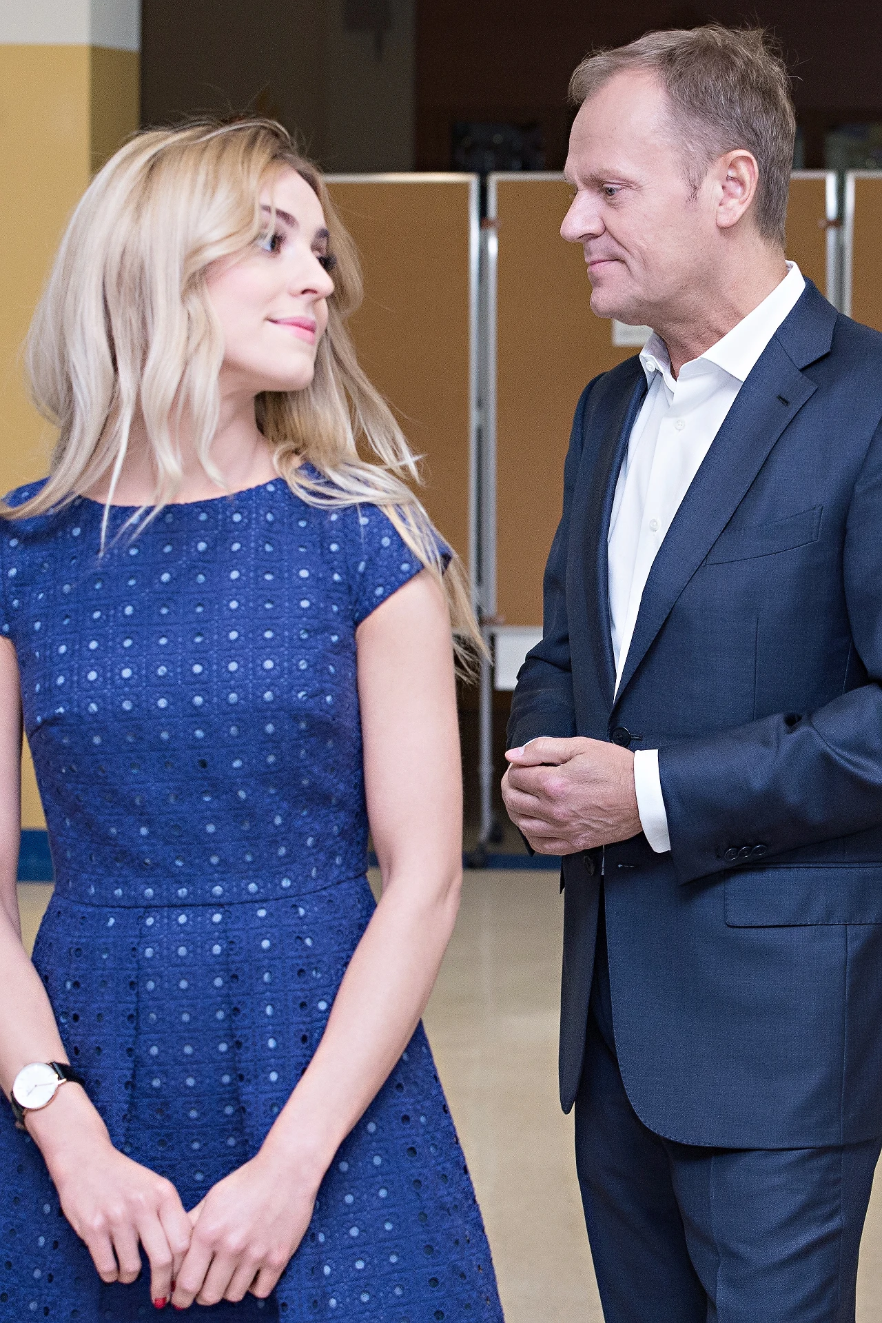 Donald Tusk i jego córka Katarzyna Tusk Donald Tusk i jego córka Katarzyna Tusk