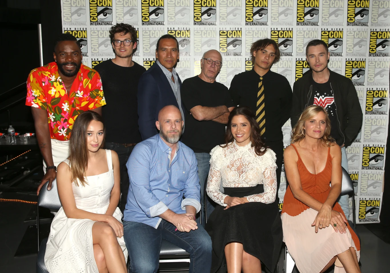 "Fear the Walking Dead": Dave Erickson oraz obsada serialu: Colman Domingo, Daniel Sharman, Michael Greyeyes, Dayton Callie, Frank Dillane, Sam Underwood, Alycia Debnam-Carey, Mercedes Mason, Kim Dickens