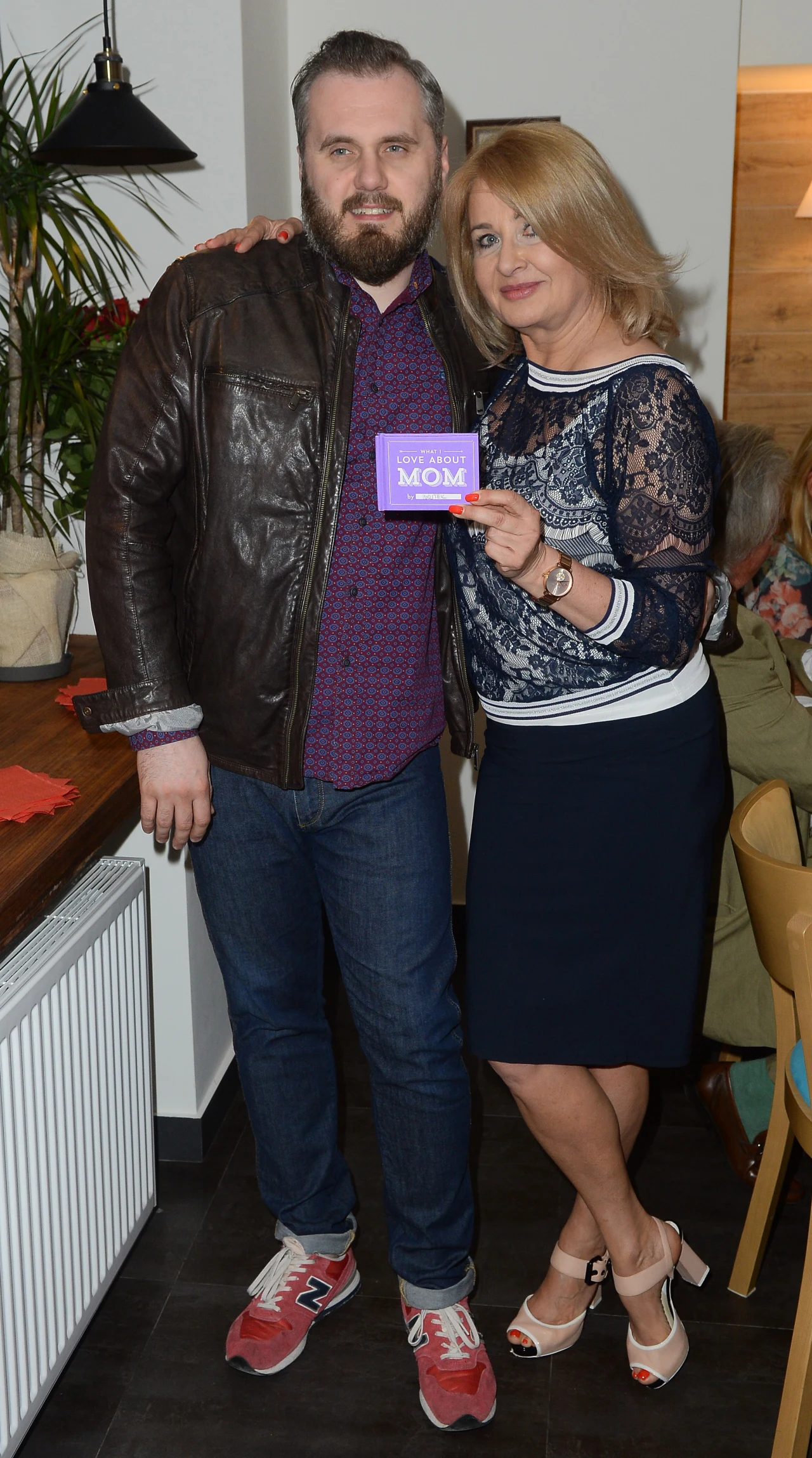 Majka Jeżowska z synem Majka Jeżowska z synem