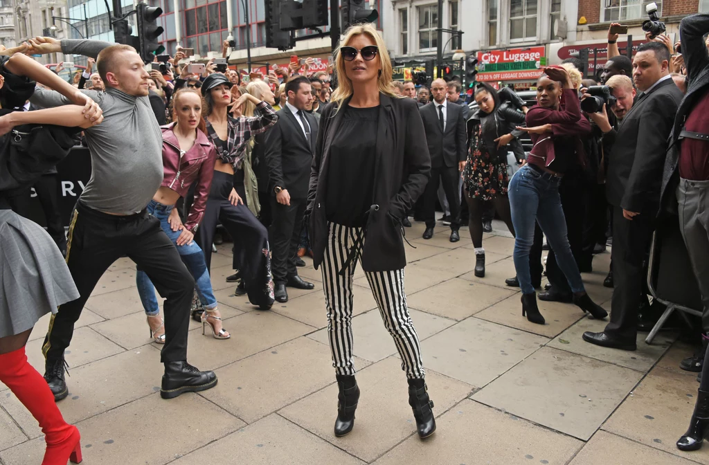 Kate Moss na otwarciu salonu Reserved w Londynie Kate Moss na otwarciu salonu Reserved w Londynie