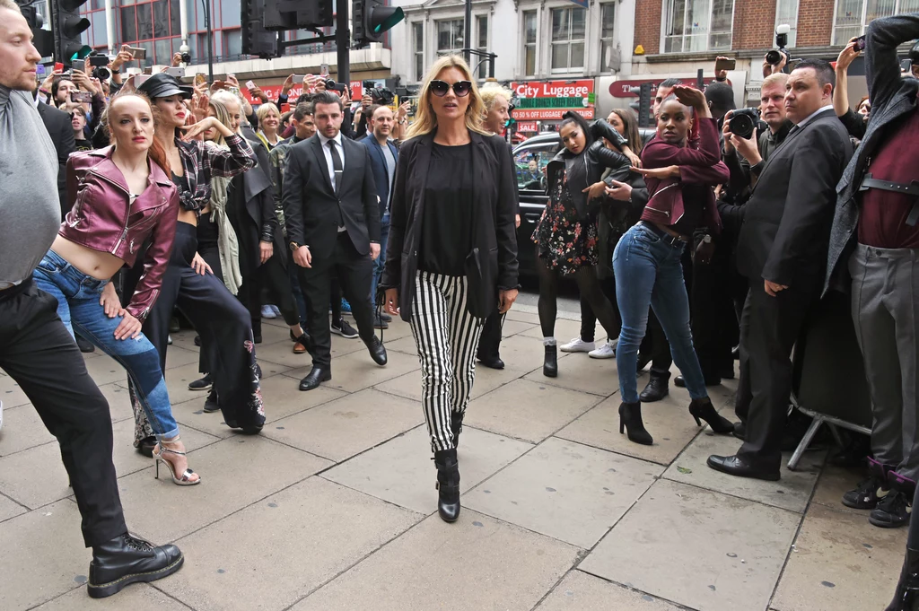 Kate Moss na otwarciu salonu Reserved w Londynie Kate Moss na otwarciu salonu Reserved w Londynie