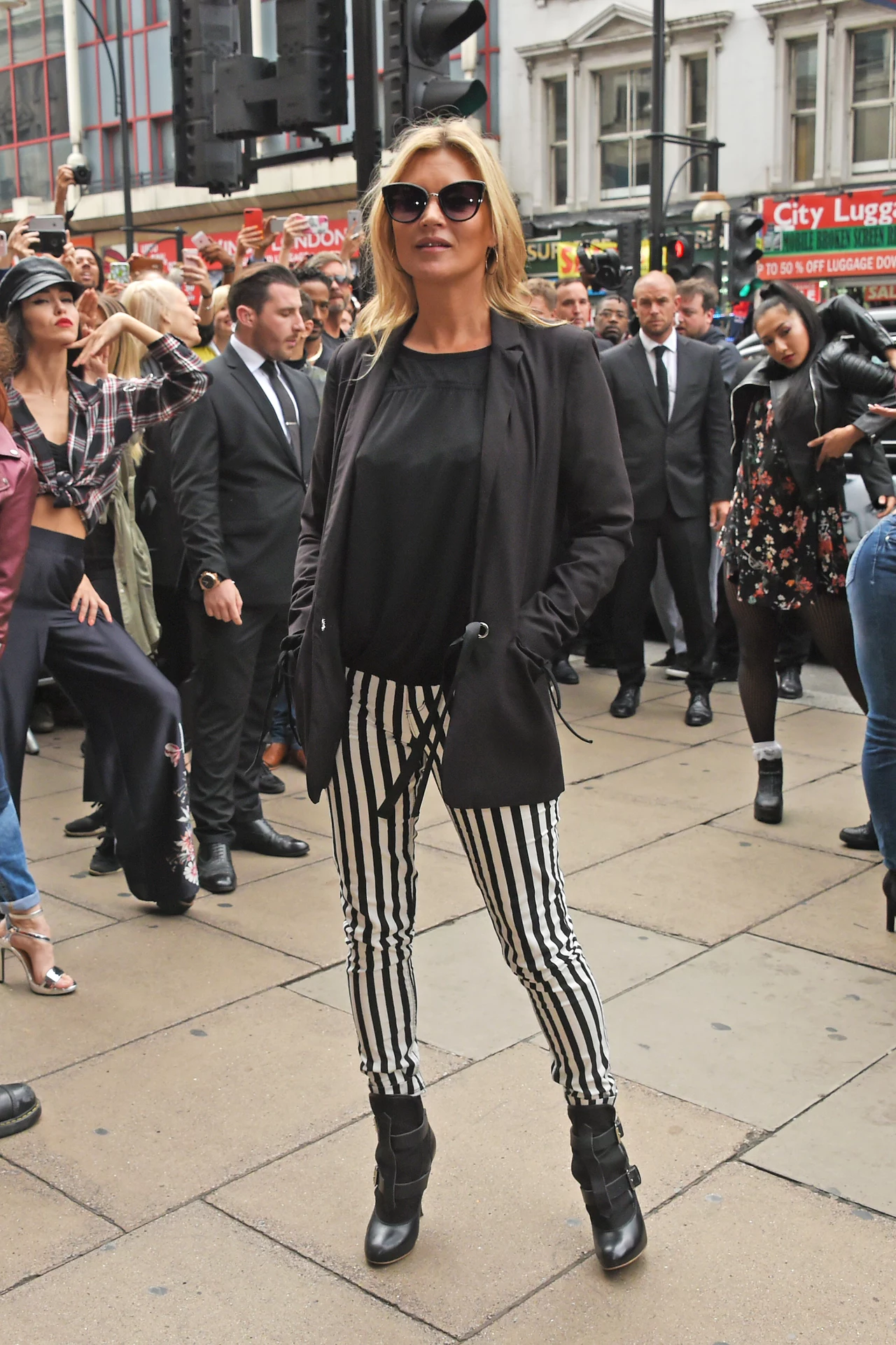 Kate Moss na otwarciu salonu Reserved w Londynie Kate Moss na otwarciu salonu Reserved w Londynie