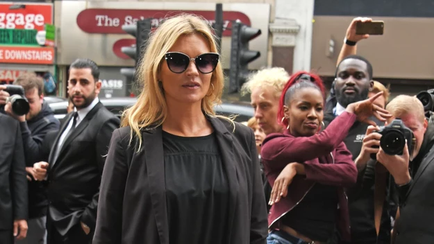 Kate Moss na otwarciu salonu Reserved w Londynie