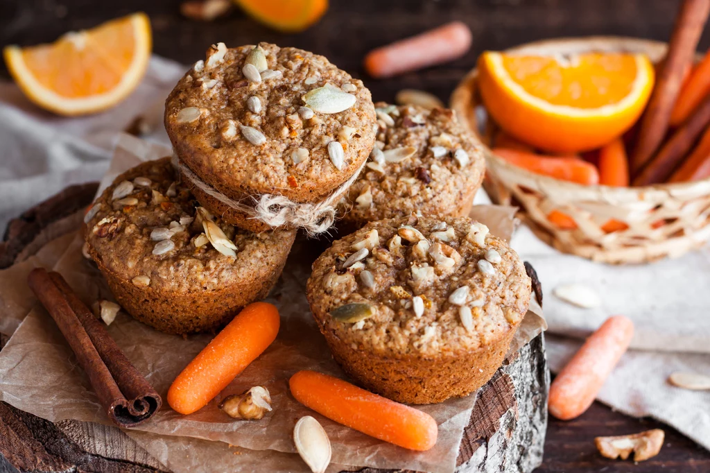 Marchewkowe muffiny to zdrowy sposób na przekąskę