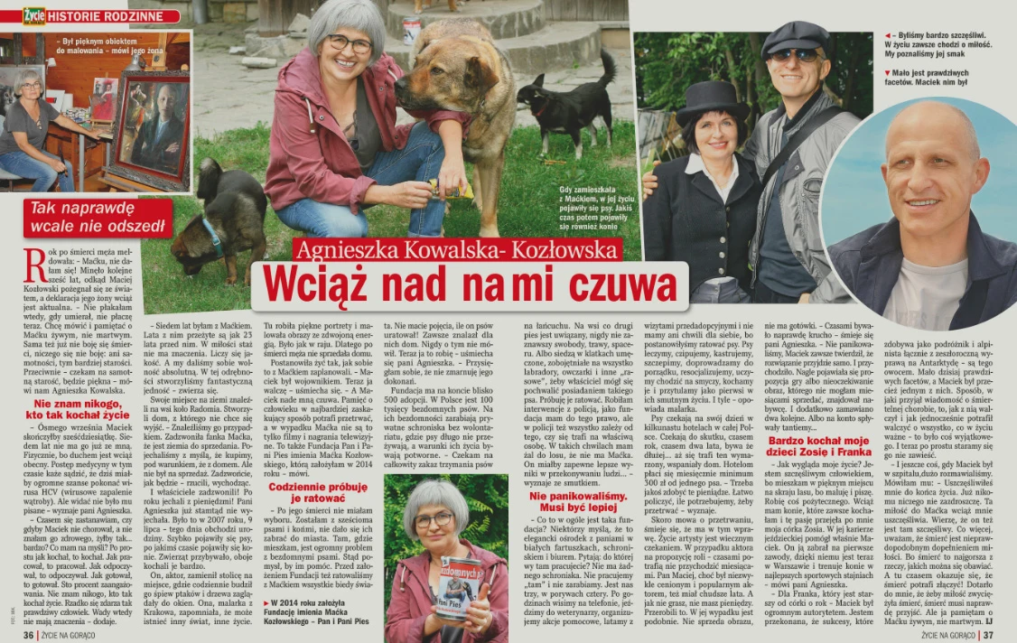 O pani Agnieszce pisze tygodnik "Życie na gorąco"