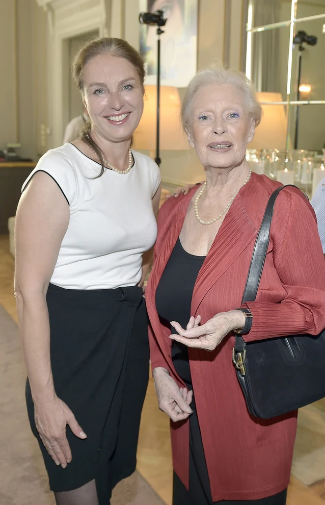 Beata Tyszkiewicz z córką Karoliną Wajdą