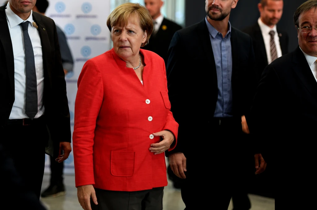 Wizyta Angeli Merkel na targach Gamescom 2017