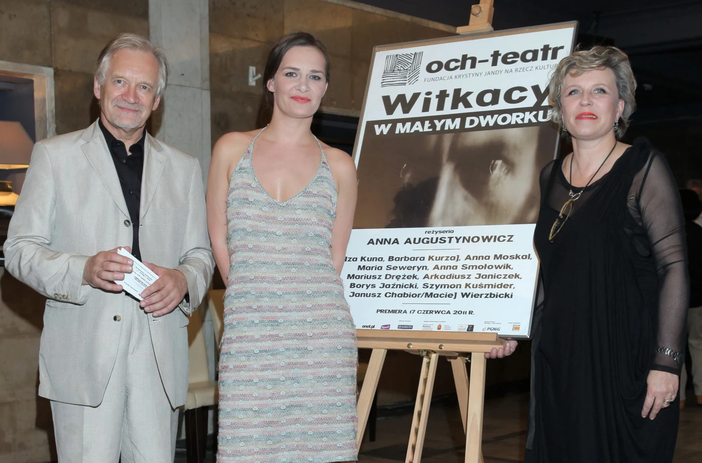 Andrzej Seweryn, Krystyna Janda i ich córka Maria Andrzej Seweryn, Krystyna Janda i ich córka Maria