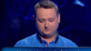 Piotr Szyca i pytanie za 40 tys. zł w "Milionerach"