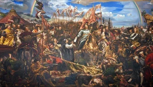 Jan III Sobieski wysyła wiadomość o zwycięstwie papieżowi Innocentemu XI (Jan Matejko)