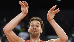 Pau Gasol z reprezentacji Hiszpanii