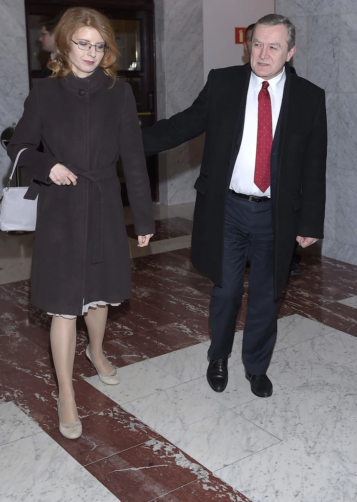 Piotr Gliński z żoną Renatą