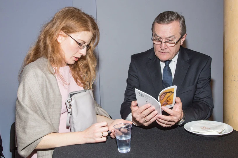 Minister Piotr Gliński z żoną Renatą Koźlicką-Glińską Minister Piotr Gliński z żoną Renatą Koźlicką-Glińską