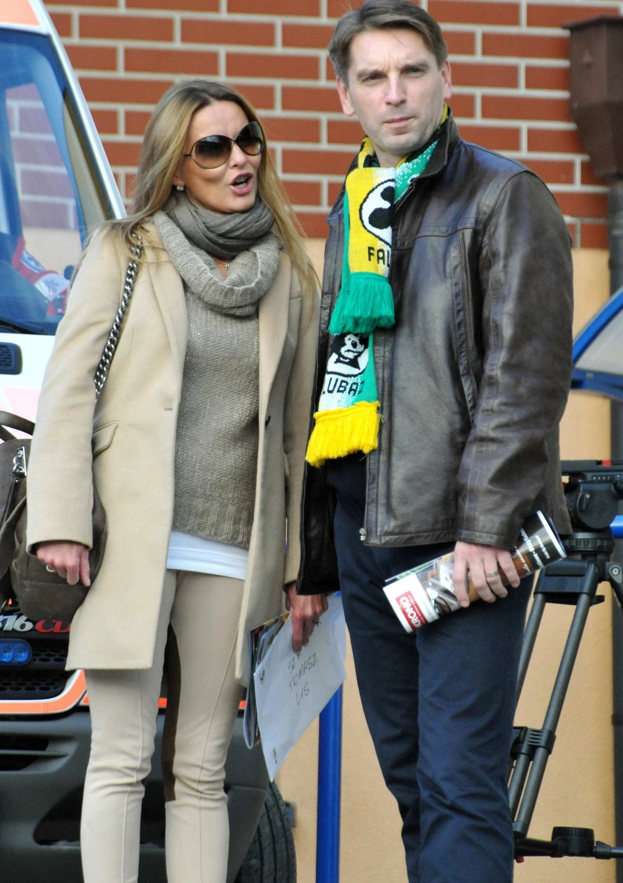 Hanna Lis z mężem Tomaszem Hanna Lis z mężem Tomaszem