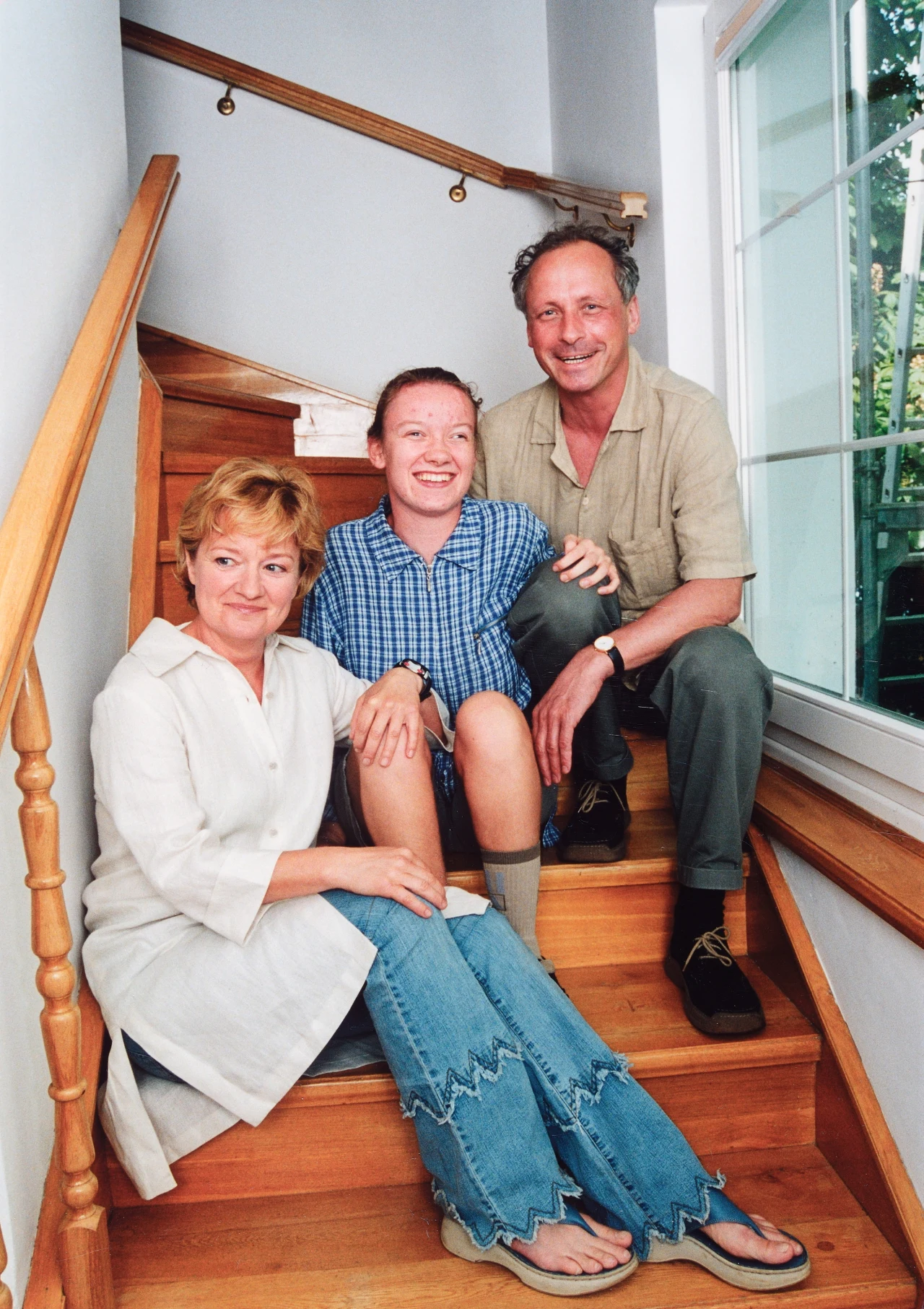 Barbara Winiarska z córką Anią i Pawłem Wawrzeckim Barbara Winiarska z córką Anią i Pawłem Wawrzeckim