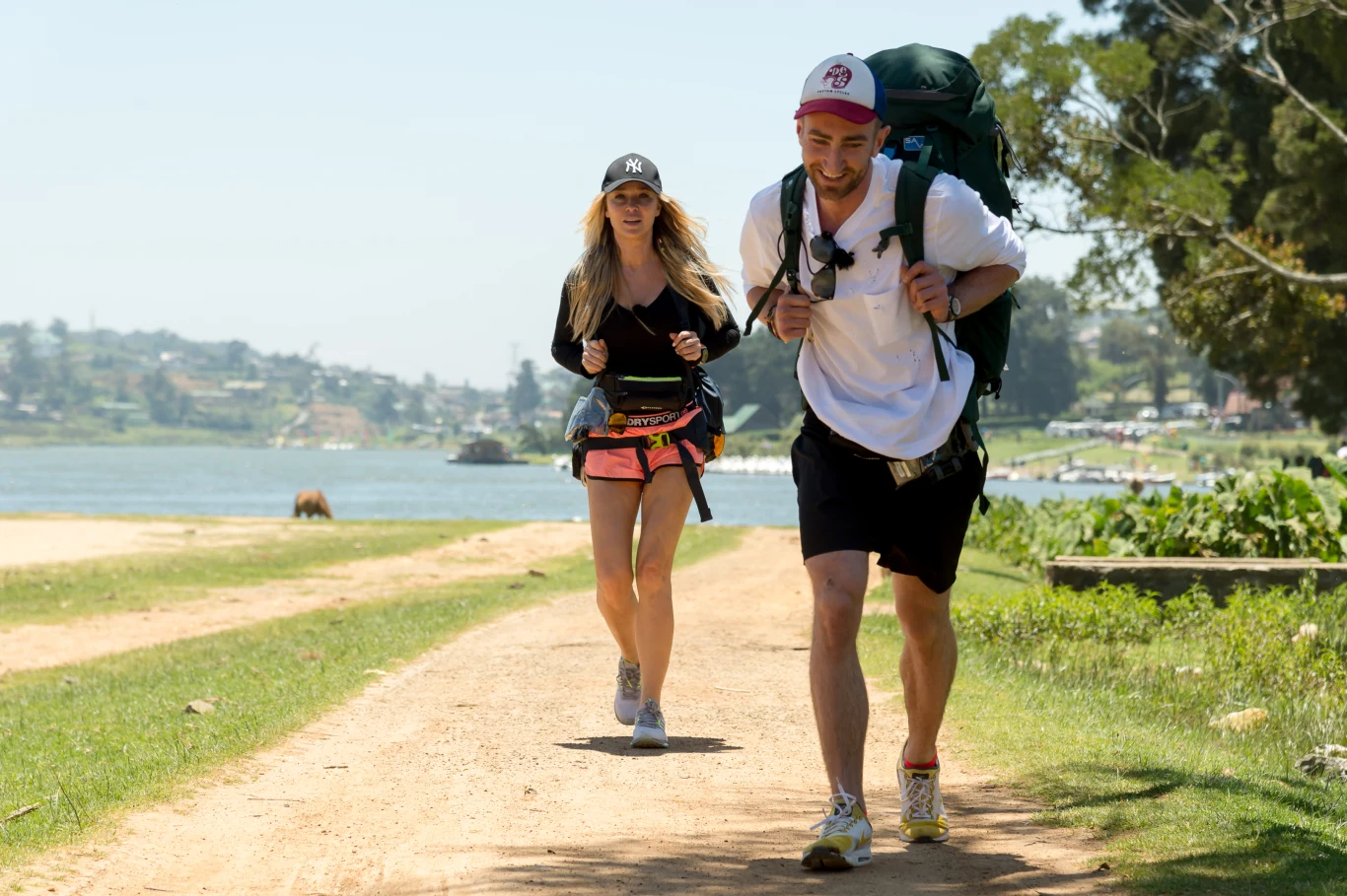 Joanna Przetakiewicz i Łukasz Jakóbiak w "Azja Express"