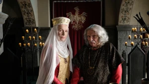 "Korona królów": Jadwiga (Halina Łabonarska) i Władysław Łokietek (Wiesław Wójcik)