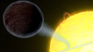 WASP-12b - tak można sobie wyobrażać planetę czarną jak asfalt