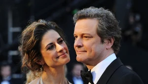Colin Firth i jego żona Livia Giuggioli na ceremoni rozdania Oscarów (2011)