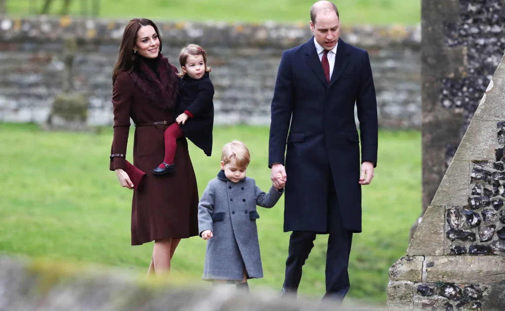 Książę William i księżna Kate z dziećmi