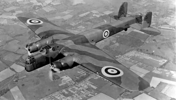 Whitley w 1939 roku był najliczniejszym typem bombowca RAF