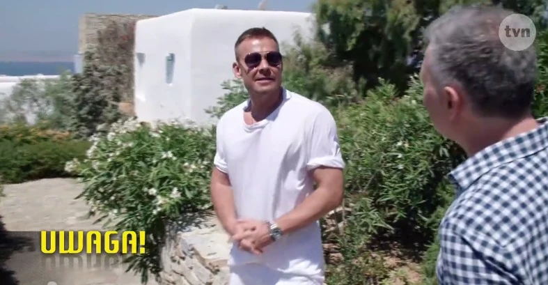 Dawid Woliński spędza wakacje na Mykonos