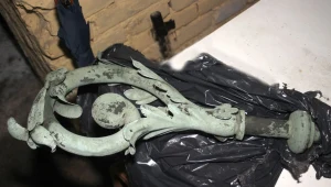 Zabytkowy XIX wieczny pastorał św. Stanisława 