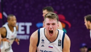 Luka Donczić z reprezentacji Słowenii