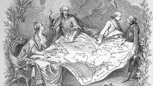 Alegoria rozbiorów Rzeczpospolitej Obojga Narodów