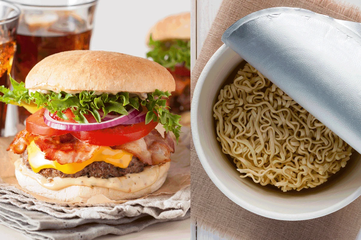 Zupka chińska i gotowy hamburger? Zdecydowanie nie! Zupka chińska i gotowy hamburger? Zdecydowanie nie!