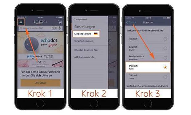 Aplikacja mobilna Amazon w polskiej wersji językowej Aplikacja mobilna Amazon w polskiej wersji językowej