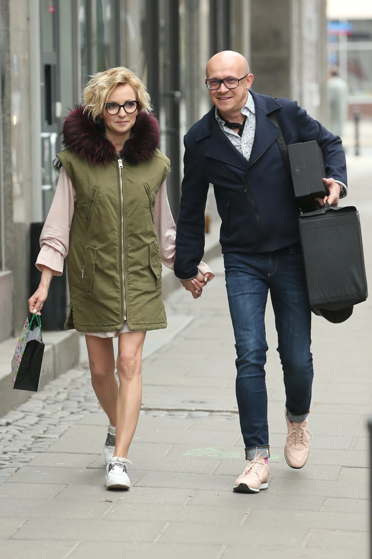 Anna Wyszkoni z mężem Anna Wyszkoni z mężem