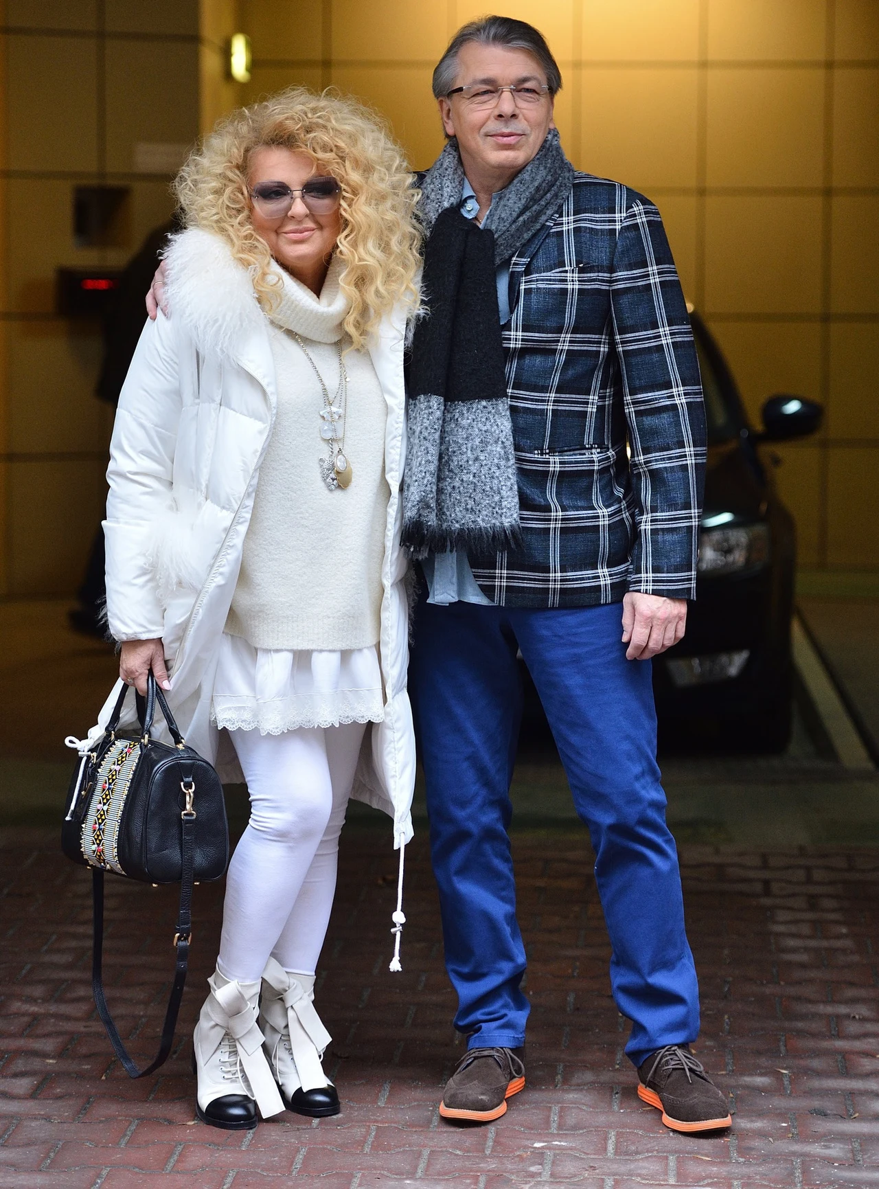 Magda Gessler ze swoim partnerem Waldkiem Magda Gessler ze swoim partnerem Waldkiem