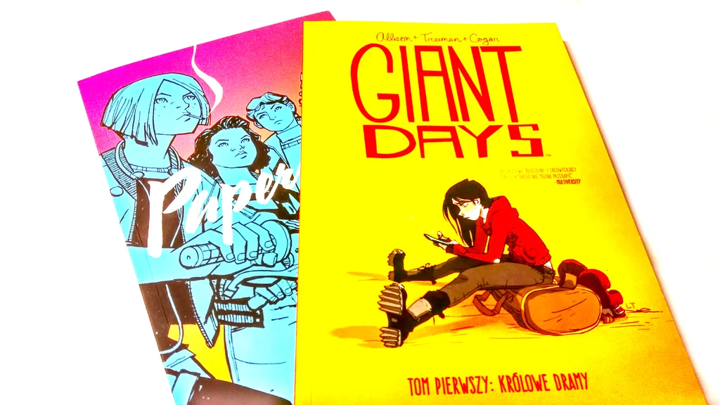 Albumy Paper Girls #1 i Giat Days: Królowe dramy od wydawnictwa Non Stop Comics