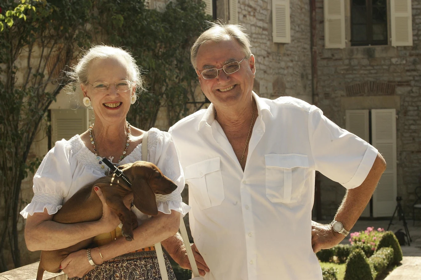 Królowa Małgorzata II z mężem Królowa Małgorzata II z mężem