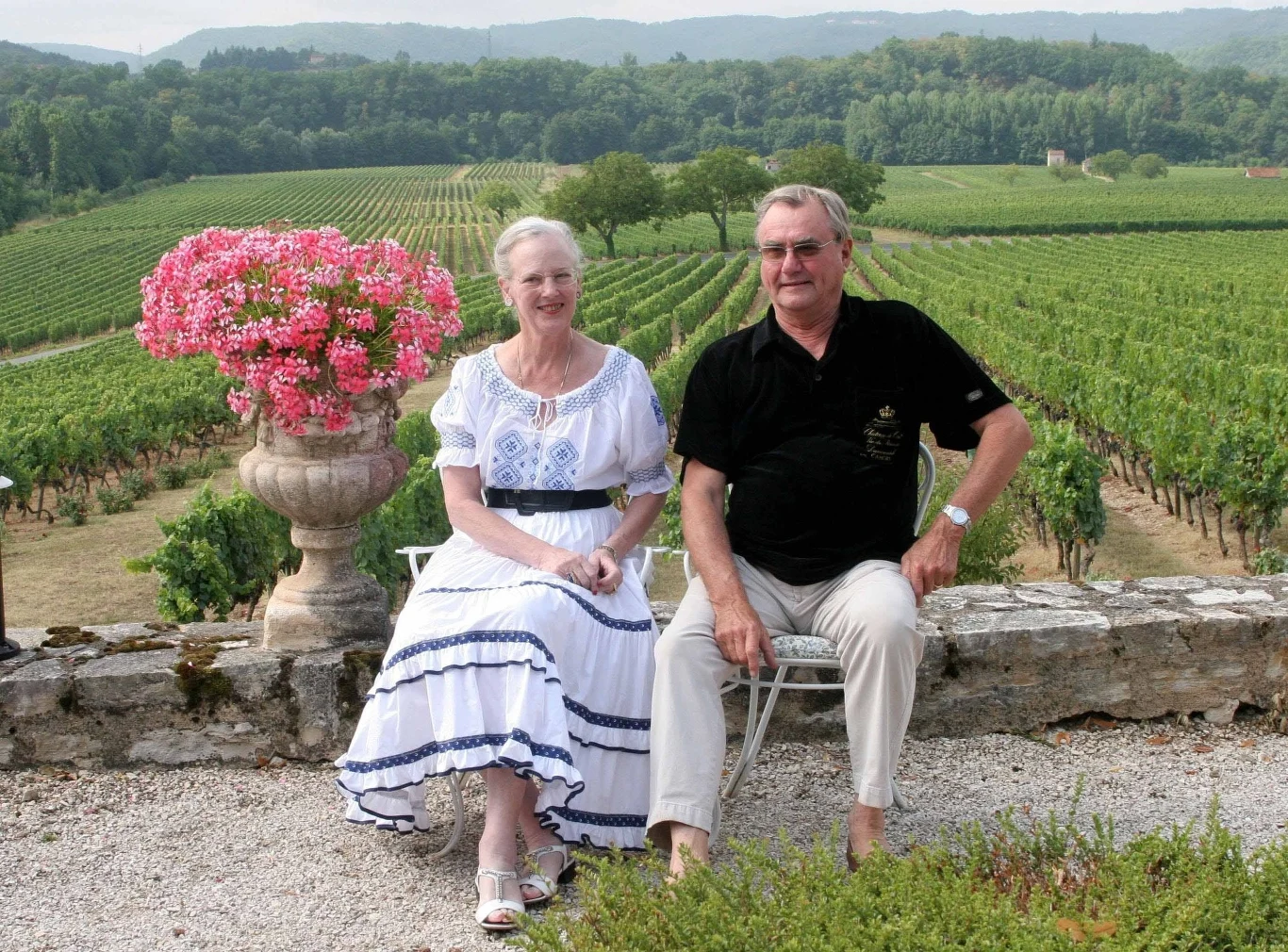 Królowa Małgorzata II z mężem Królowa Małgorzata II z mężem