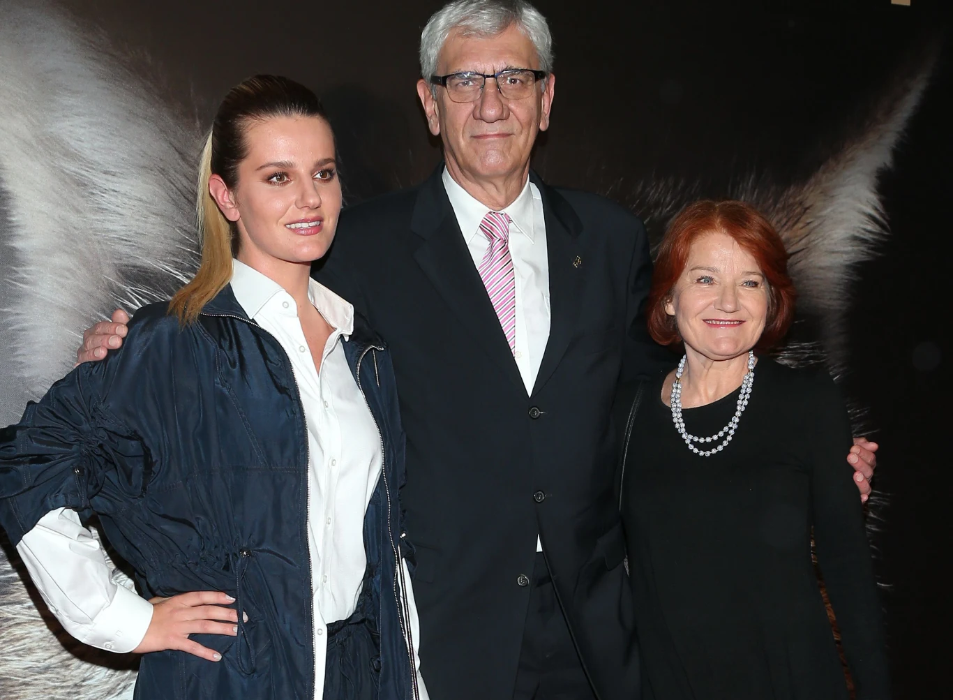 Zofia Zborowska z rodzicami Zofia Zborowska z rodzicami