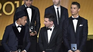 Od lewej: Neymar, Leo Messi i Cristiano Ronaldo