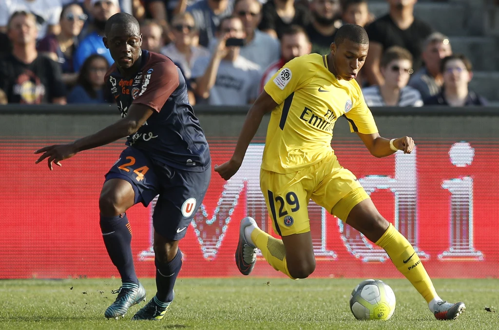 Kylian Mbappe (z prawej) i Jerome Roussillon Kylian Mbappe (z prawej) i Jerome Roussillon