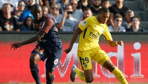 Kylian Mbappe (z prawej) i Jerome Roussillon 