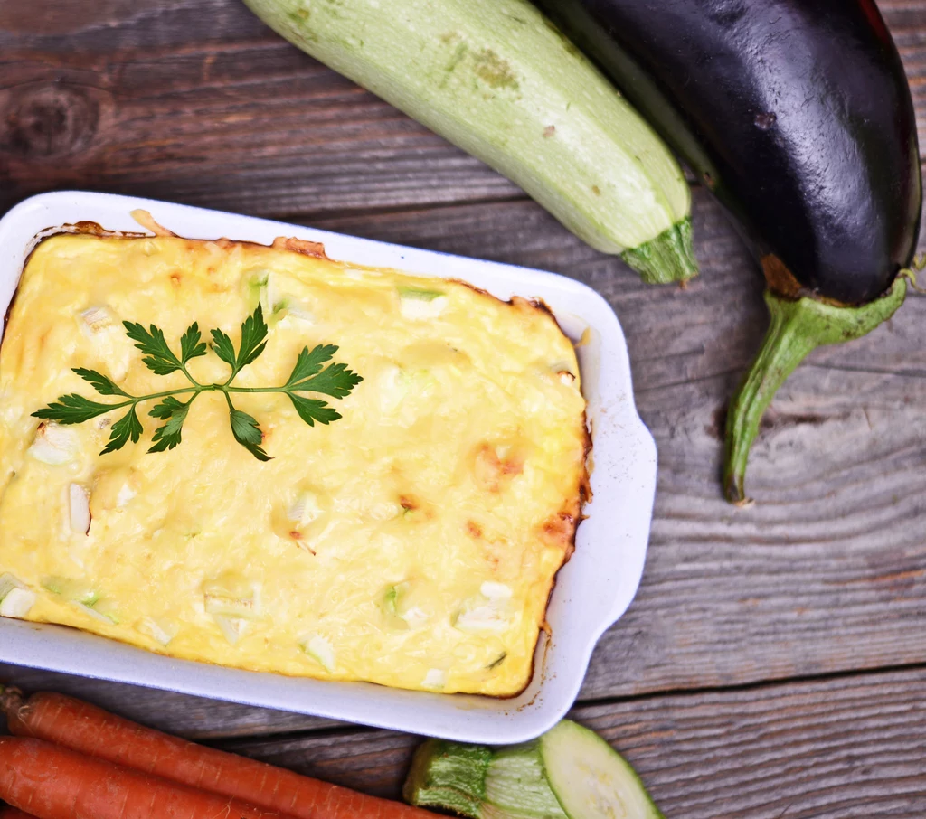 Lasagne z bakłażanami Lasagne z bakłażanami